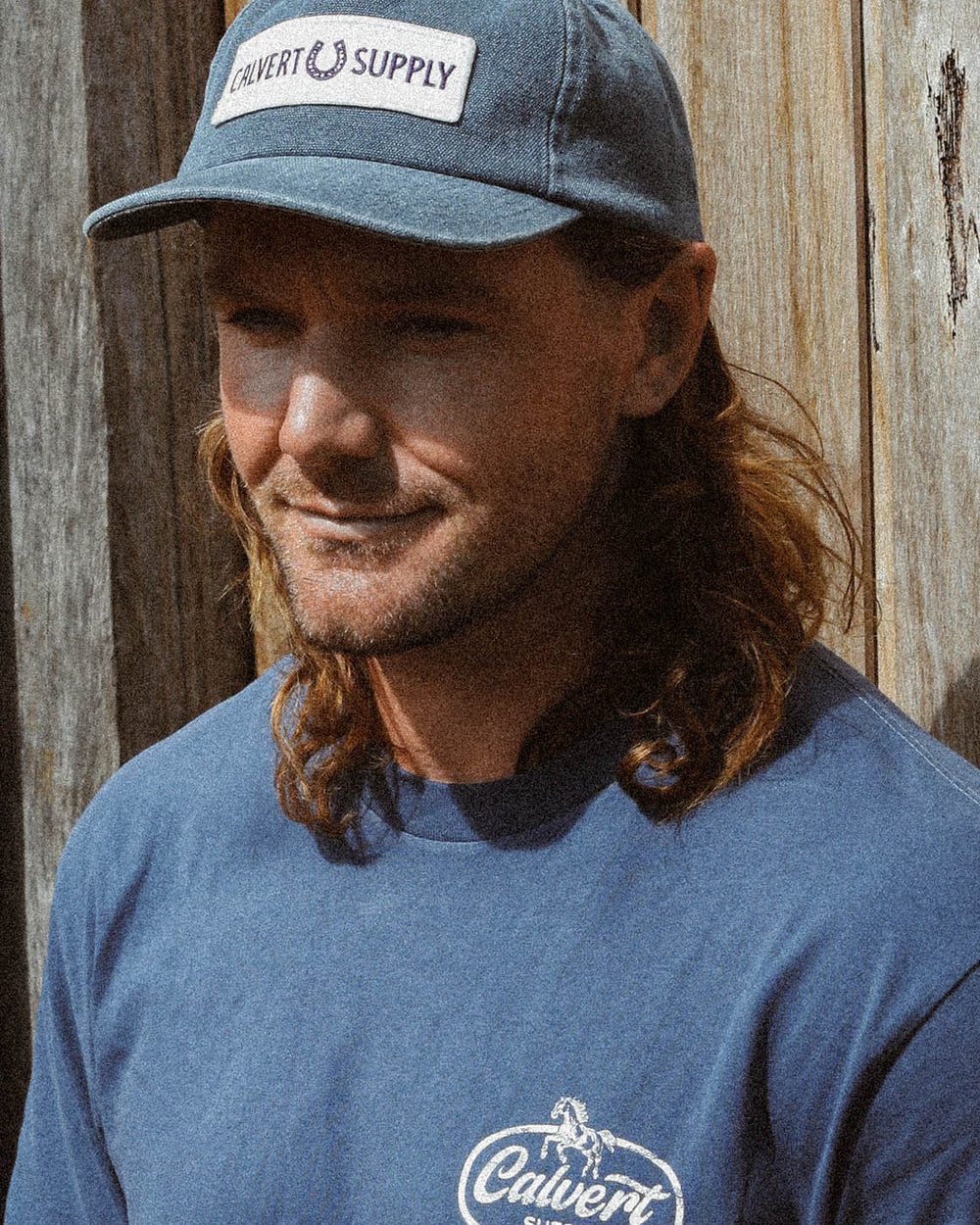 Workshop Supply Cap - Washed Navy worn