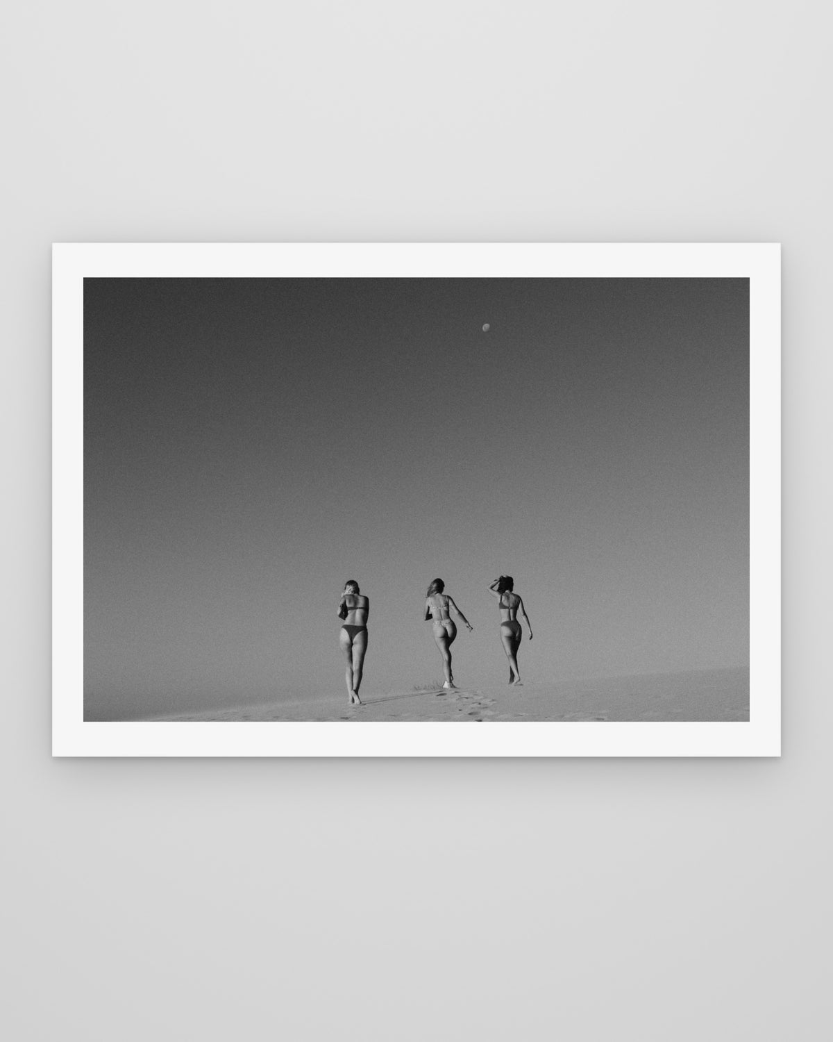 Dune Moon – A5 black and white photographic print by Rae Marie