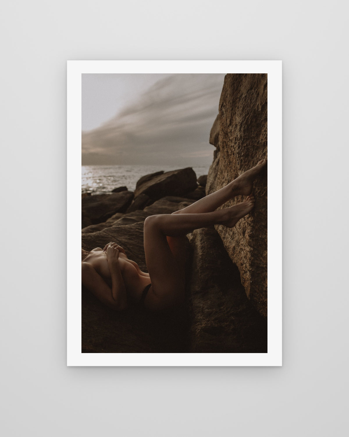 On the Rocks – A5 colour photographic print by Rae Marie