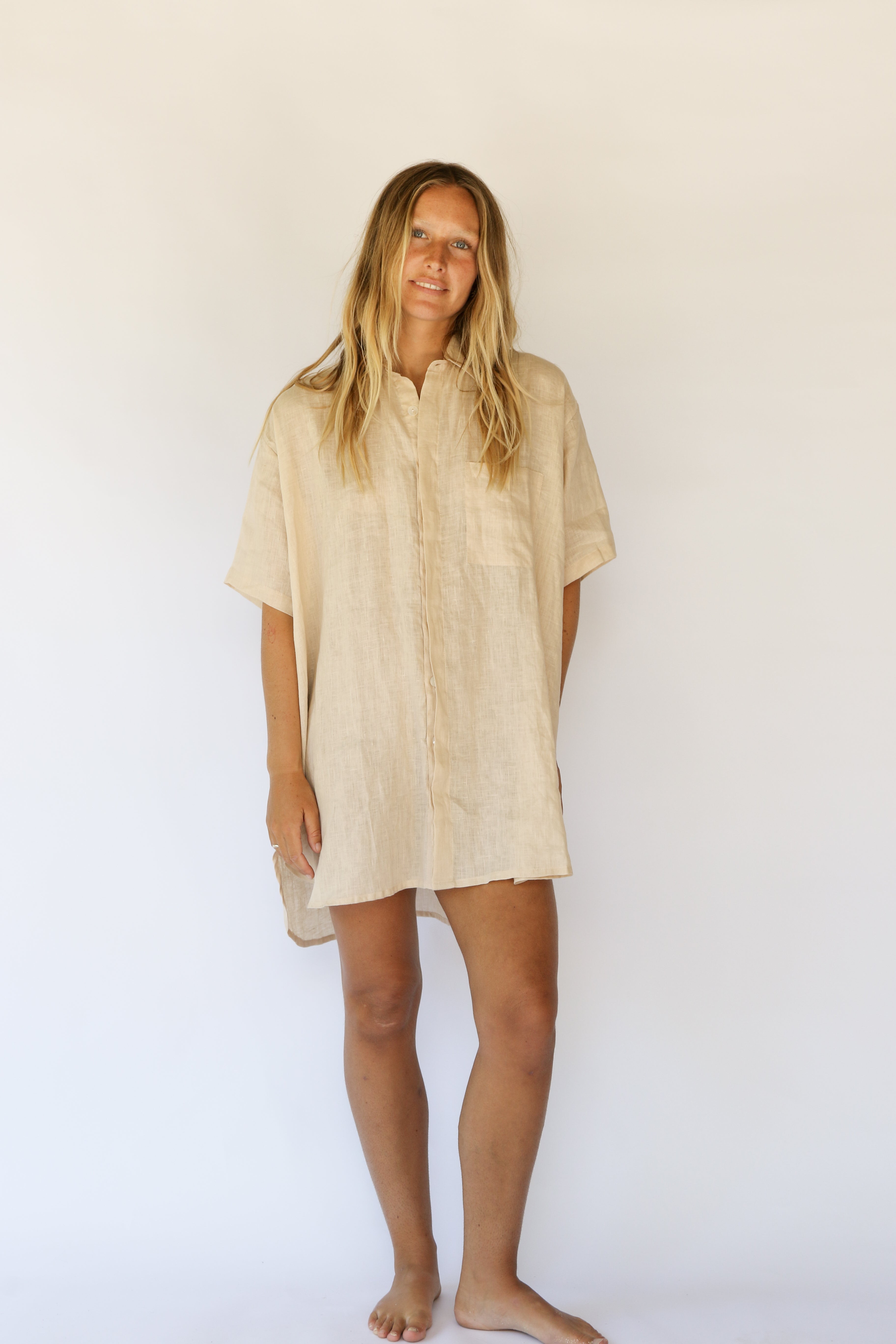 Flow Dress in Sand by Hobo & Hatch