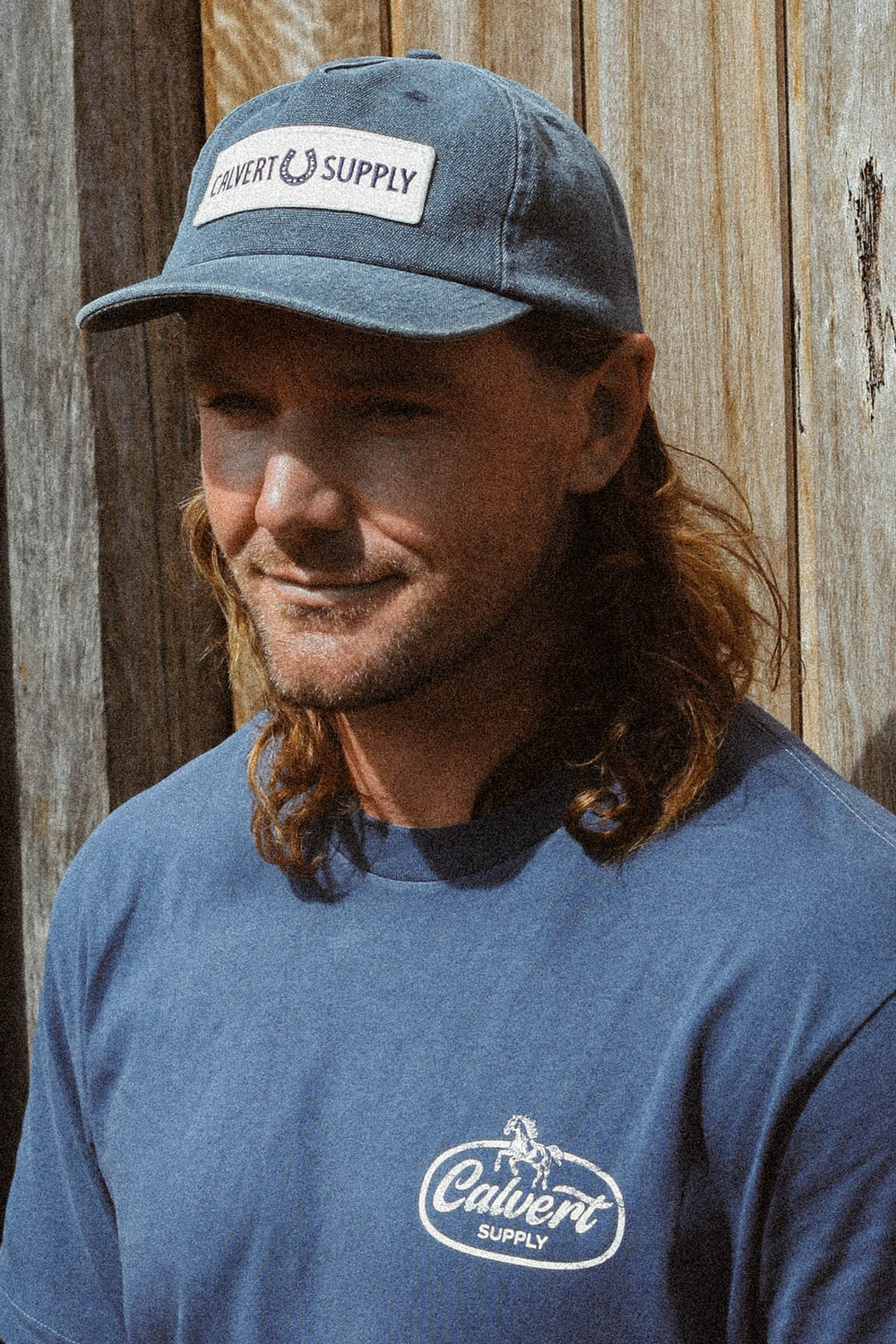 Workshop Supply Cap - Washed Navy worn