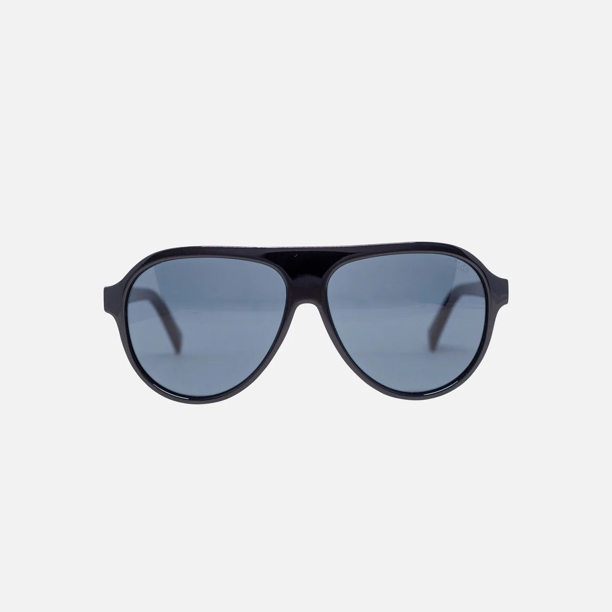 Reed sunglasses in Gloss Black with grey bio lenses by Childe