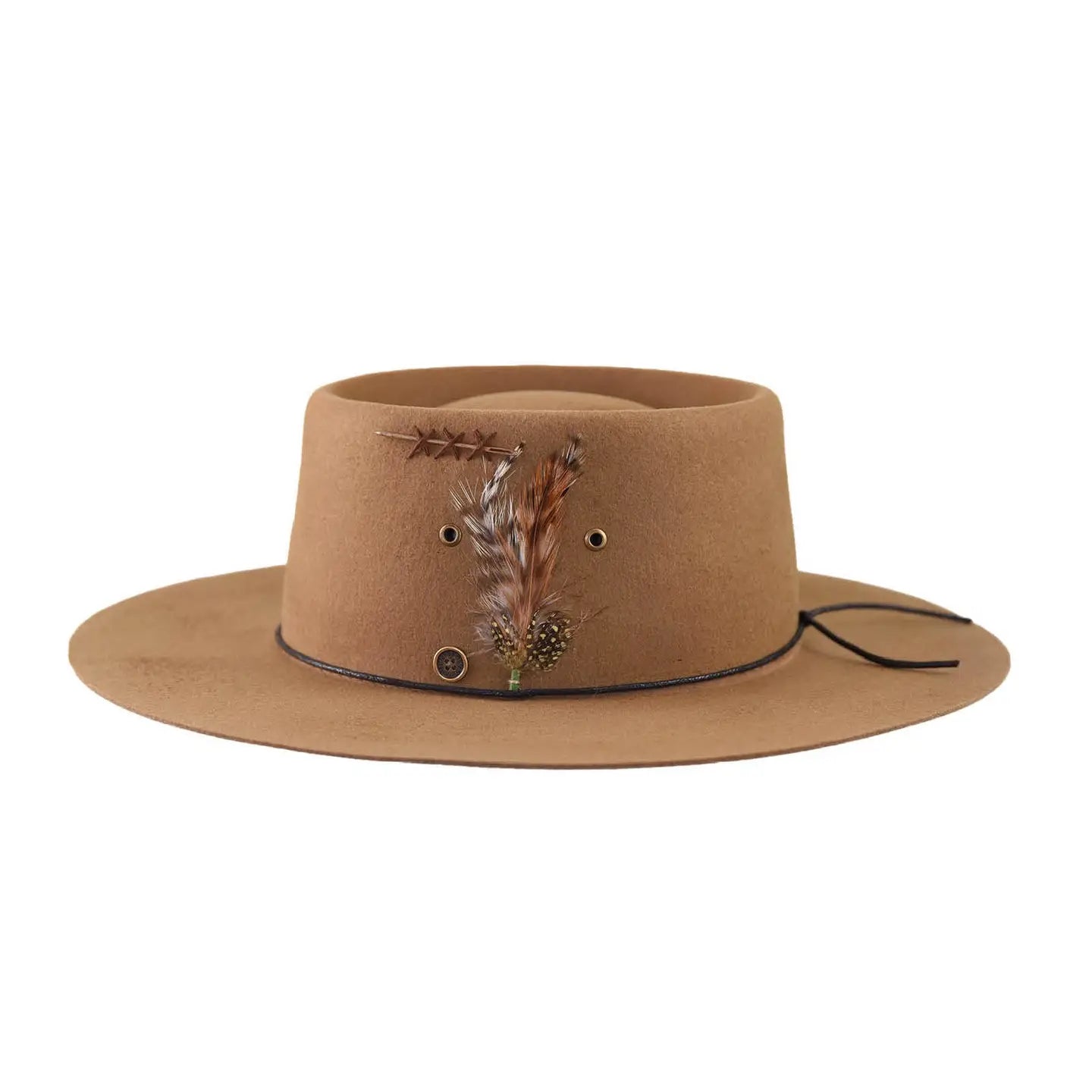 The Notebook Felt Hat in Vintage Tan by Fallen Broken Street