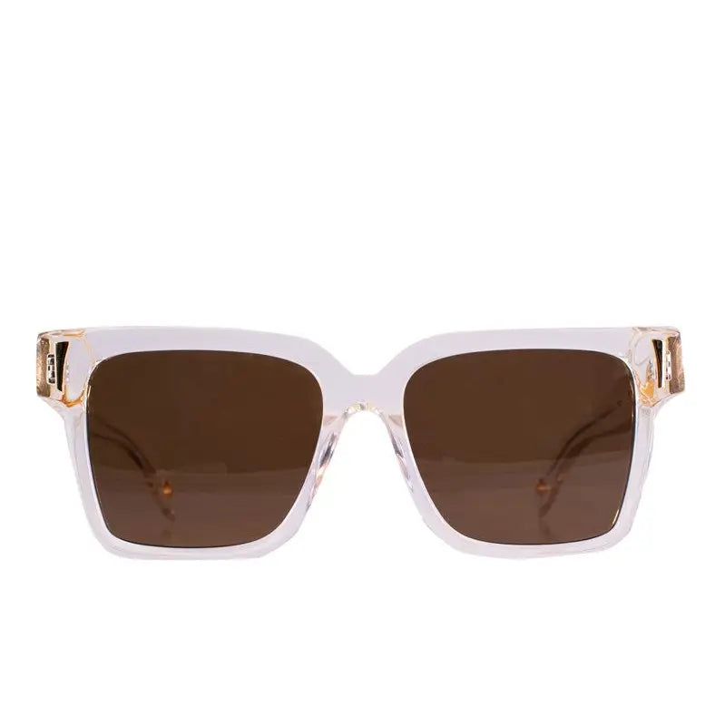 The Solar Flare sunglasses in Skywalker with brown polarised lenses by Fallen Broken Street