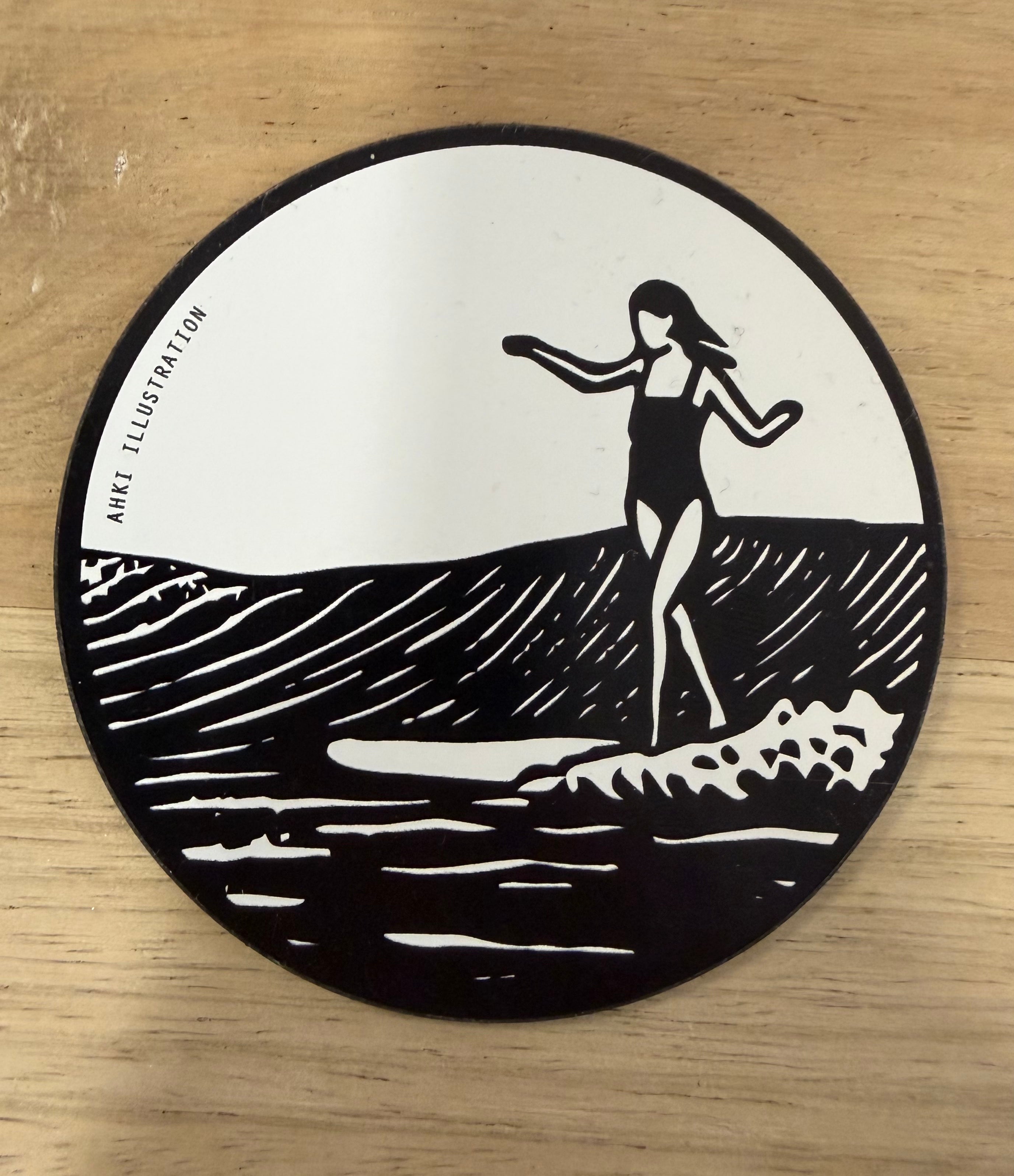 Illustrated magnets by Ahki