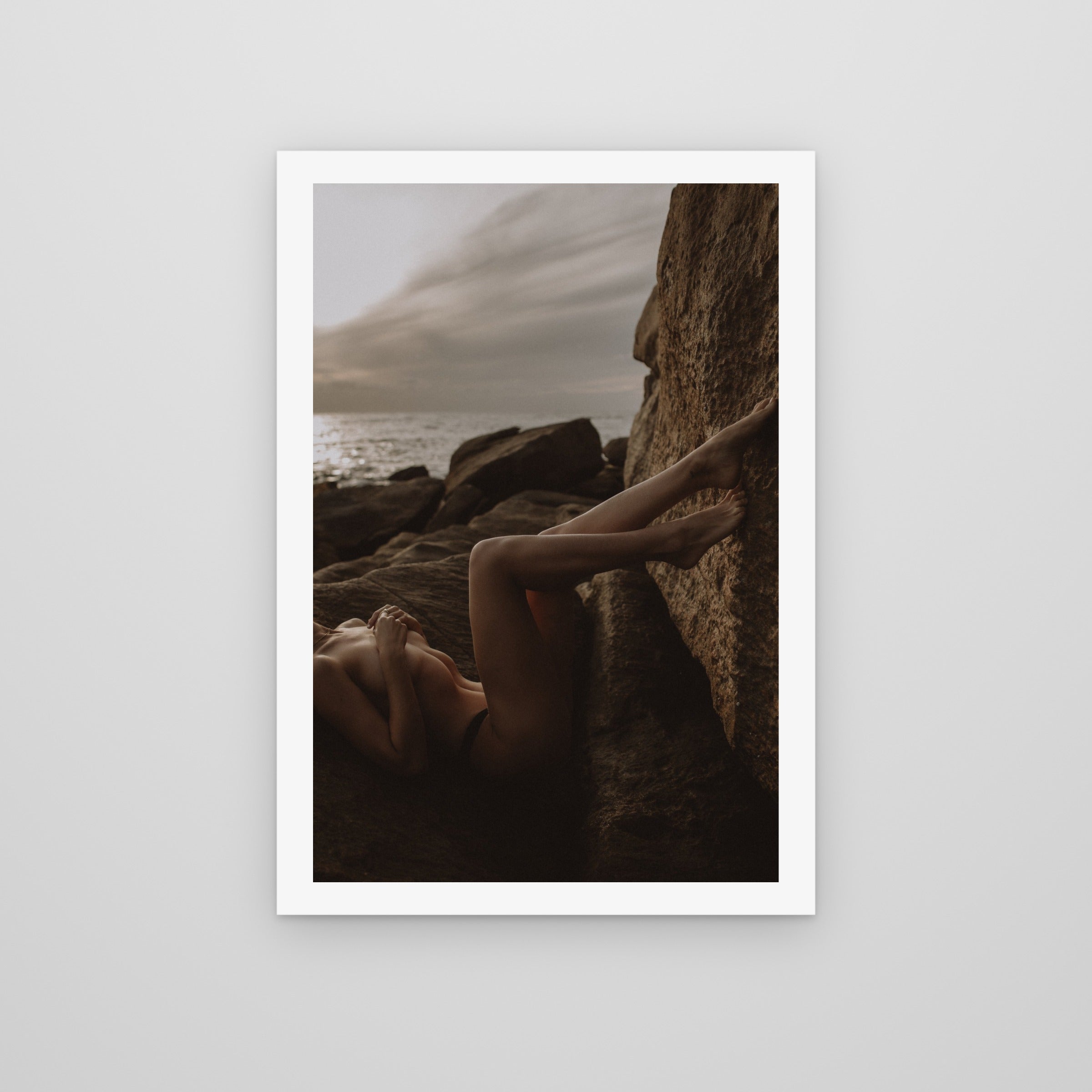 On the Rocks – A5 colour photographic print by Rae Marie