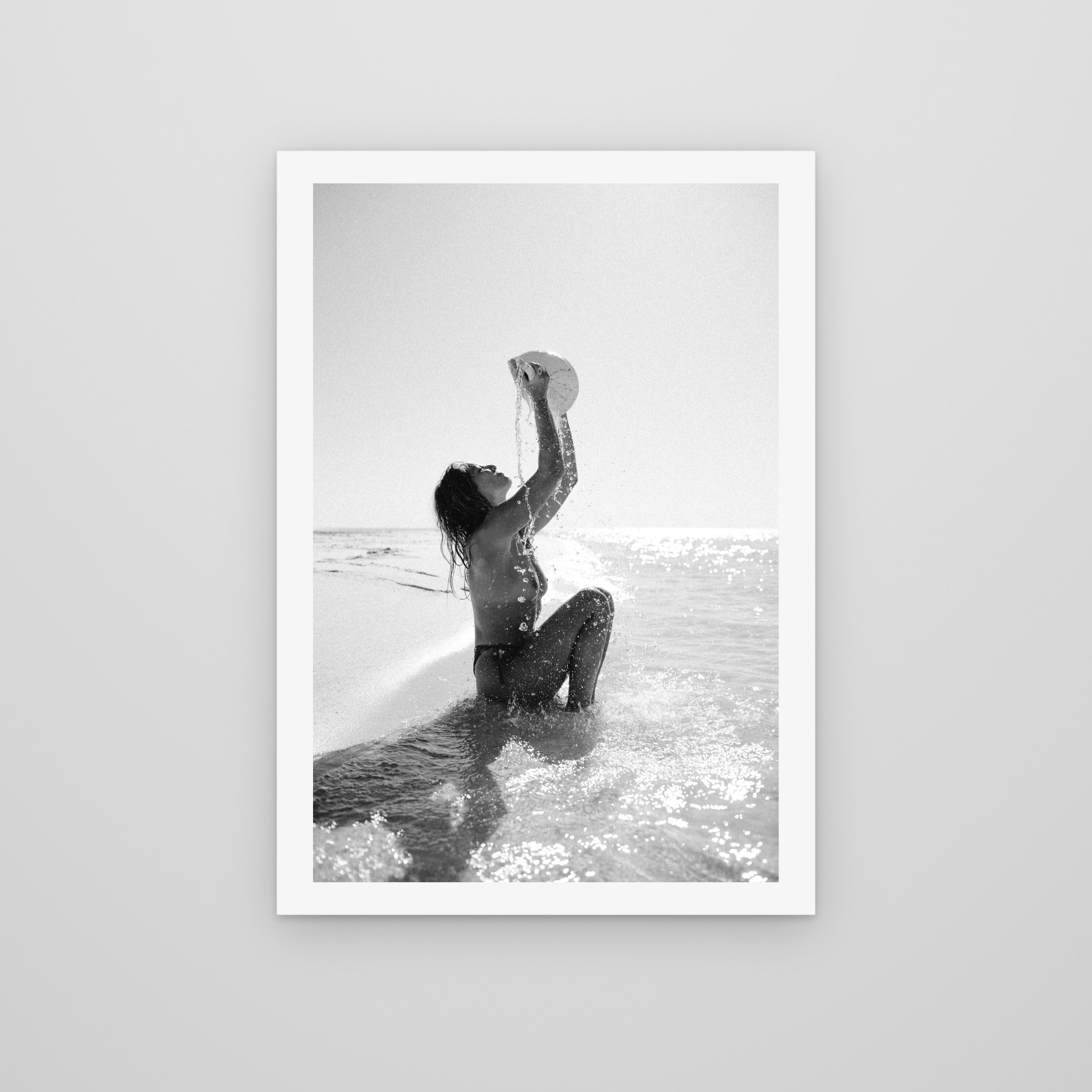 Salt Water – A5 black and white photographic print by Rae Marie