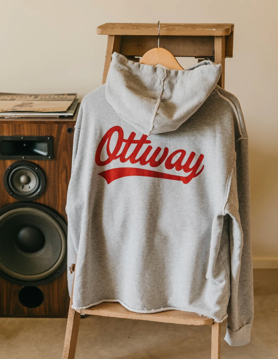 Everyday Hoodie in Light Grey by Ottway the Label