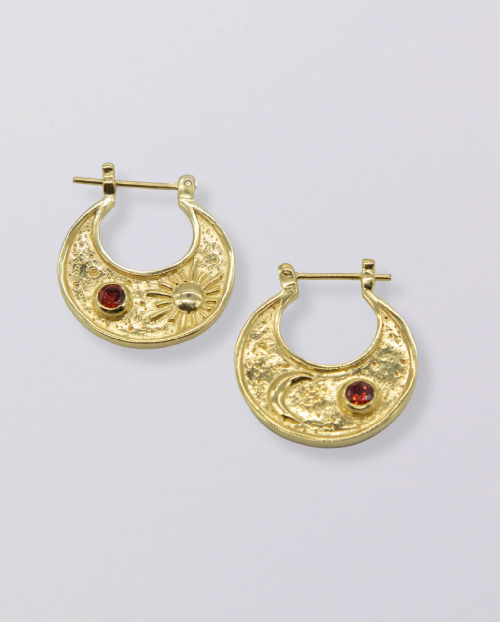 Selene Statement Hoops by Hobo & Hatch, alternate view