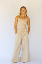 Flow Trouser in Sand