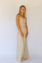 Flow Trouser in Sand