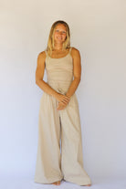 Flow Trouser in Sand