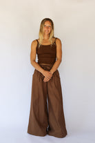Flow Trouser in Cocoa
