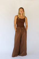 Flow Trouser in Cocoa