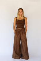 Flow Trouser in Cocoa