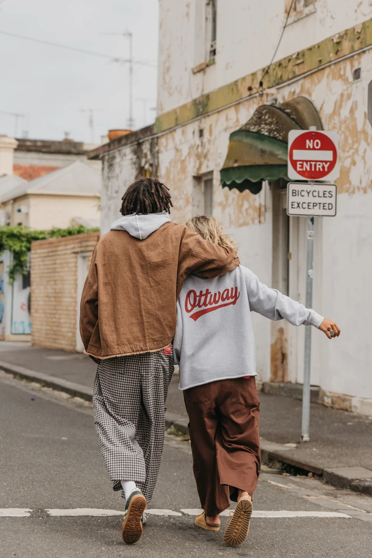 Everyday Hoodie in Light Grey by Ottway the Label, alternate view