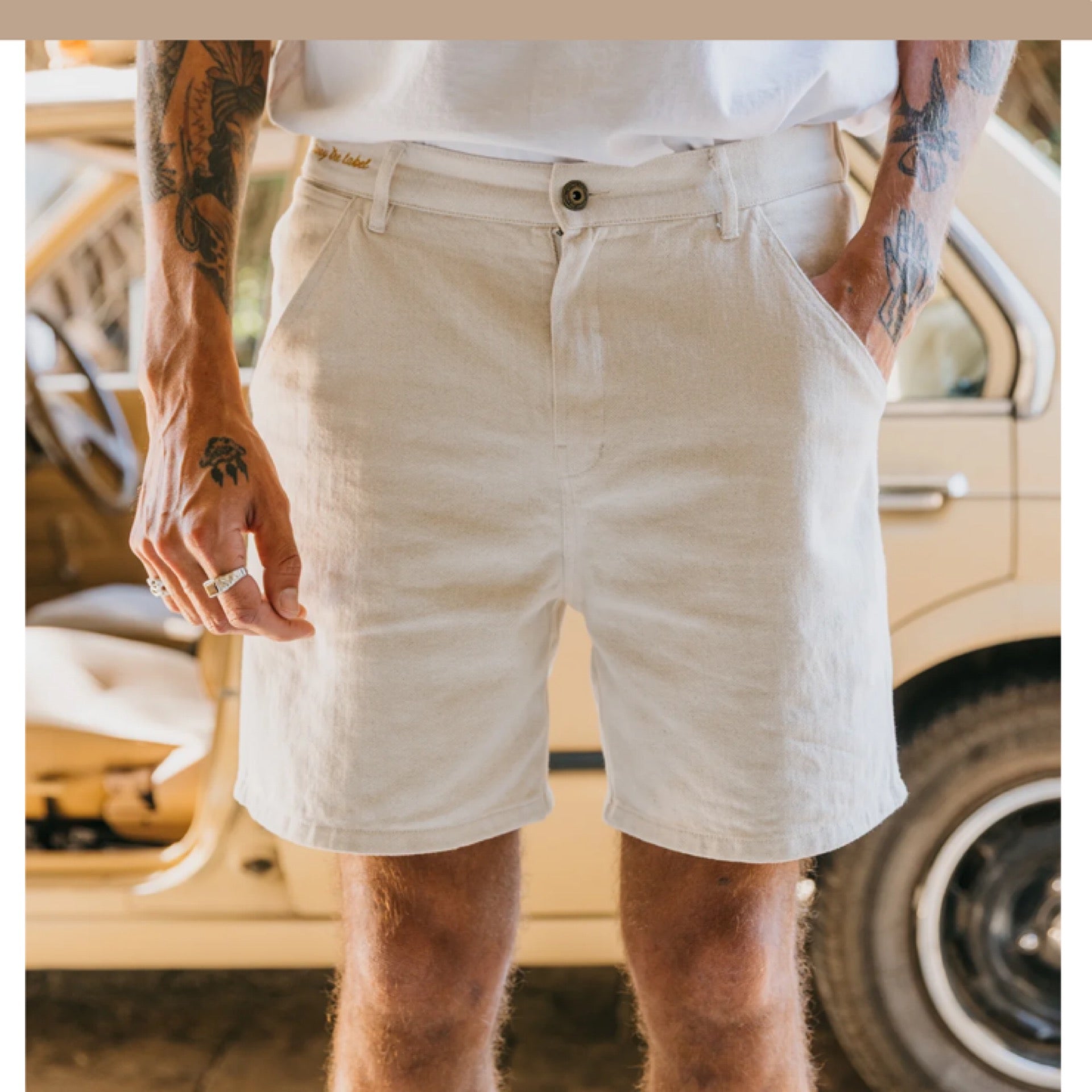 Ben Roy baggy shorts by Ottway the Label