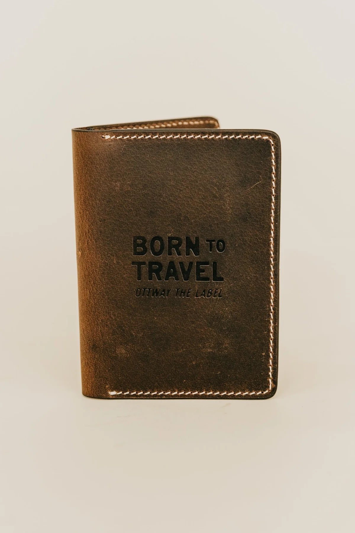 Leather passport holder by Ottway the Label, alternate view